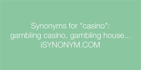 synonym casino
